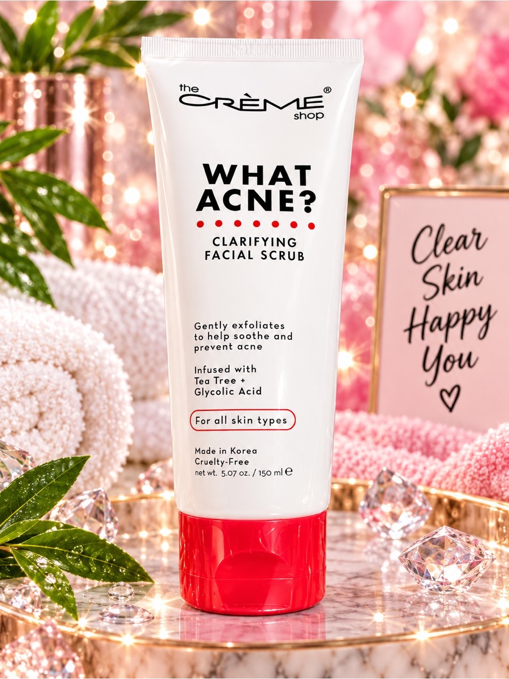 The Crème Shop What Acne? Clarifying Facial Scrub